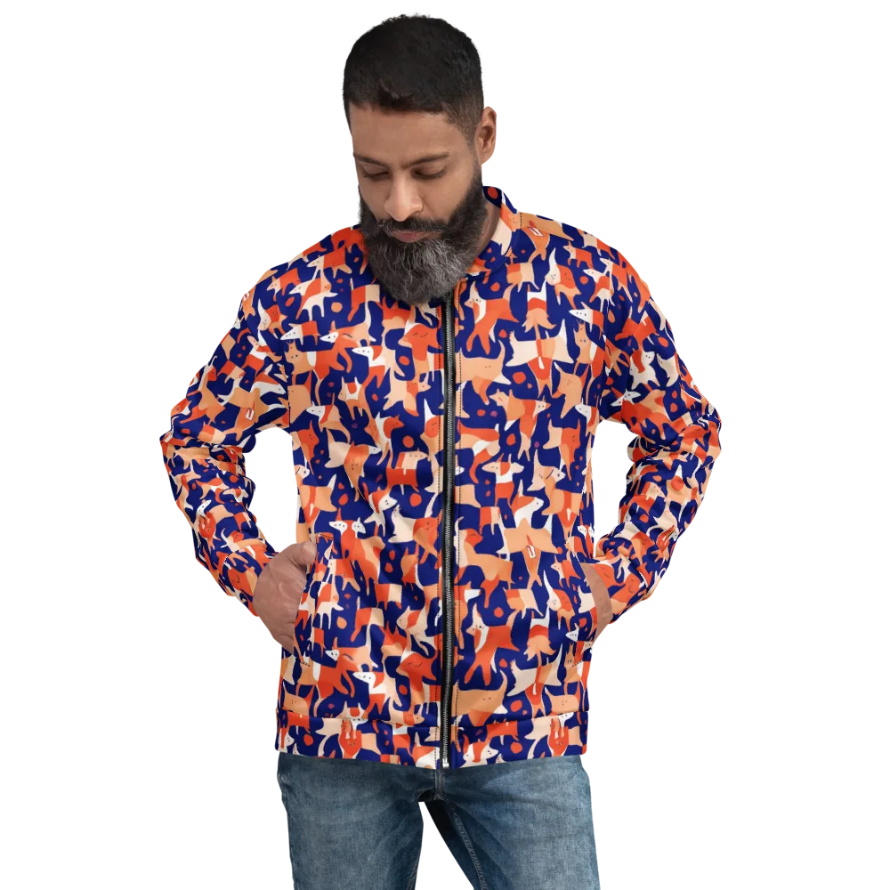 Foxfire Field on Bomber Jacket — Front