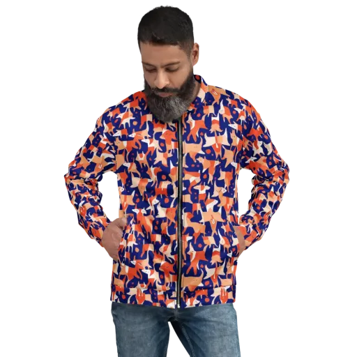 Foxfire Field on a Bomber Jacket