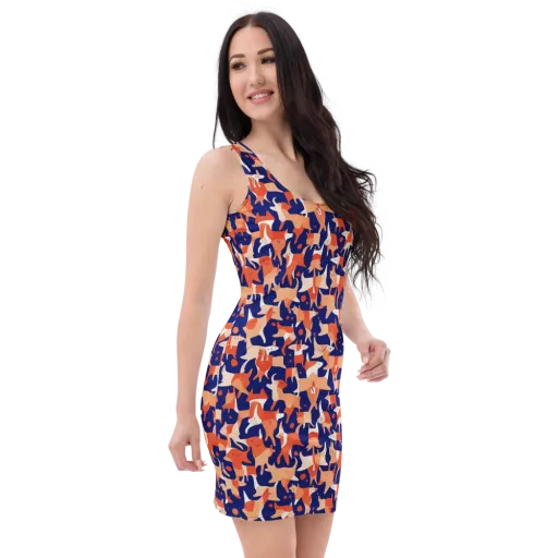 Foxfire Field on a Bodycon Dress