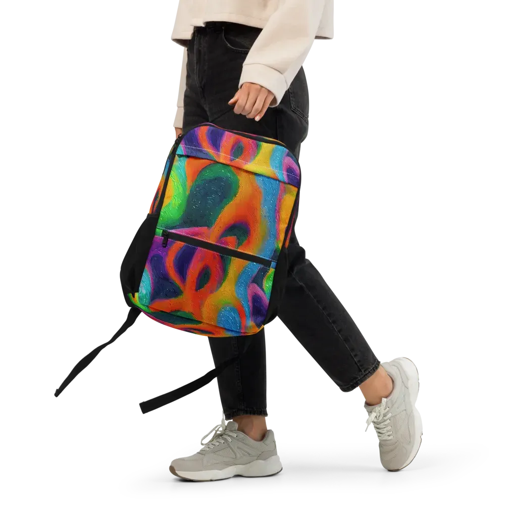 Jewel Jumble on Utility Backpack — Front