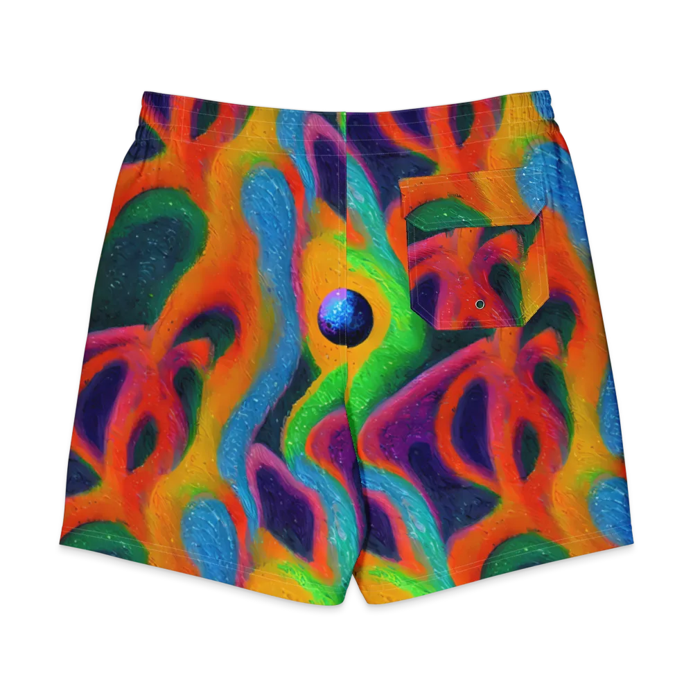 Jewel Jumble on Men's Board Shorts — Back