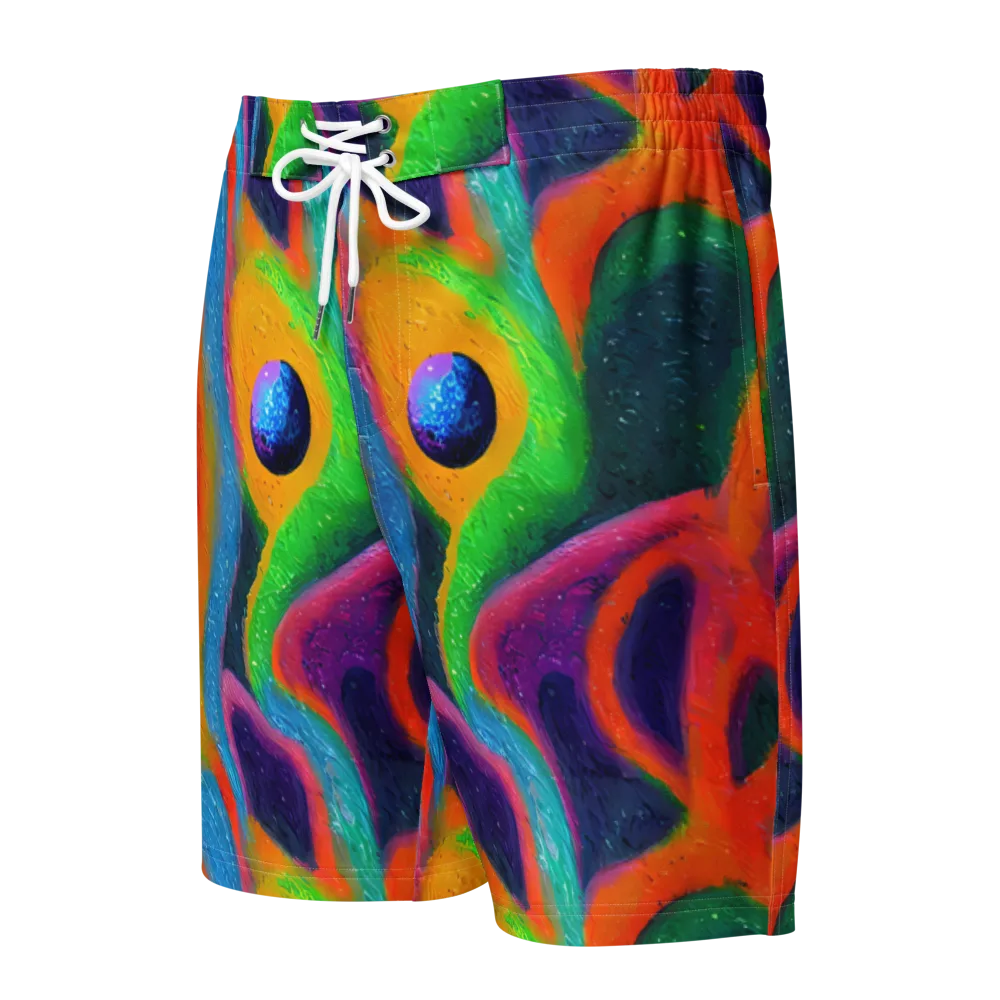 Jewel Jumble on Men's Board Shorts — Front