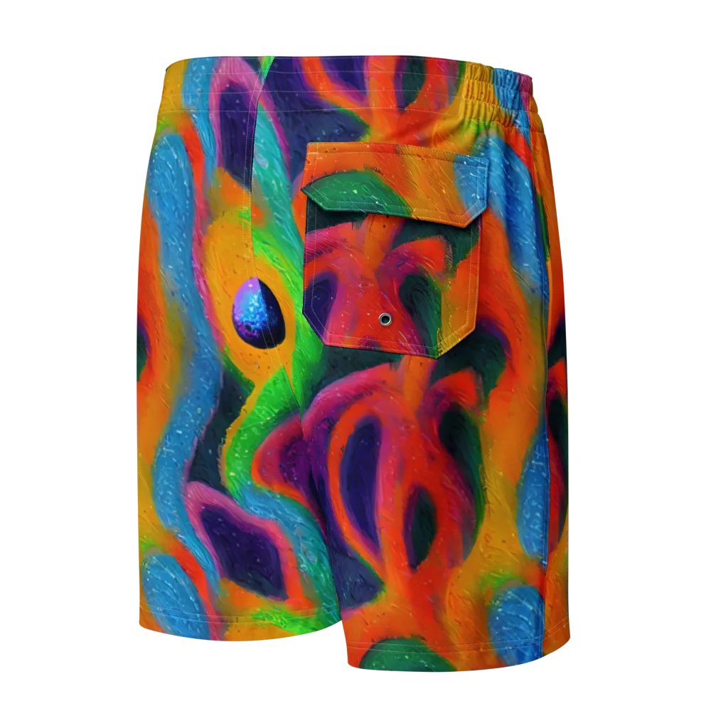 Jewel Jumble on Men's Board Shorts — Back
