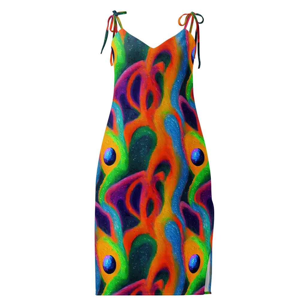 Jewel Jumble on Slip Dress — Front