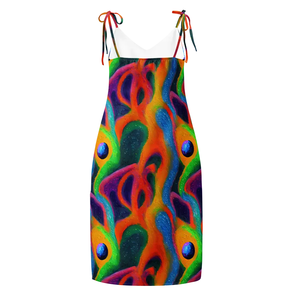 Jewel Jumble on Slip Dress — Back