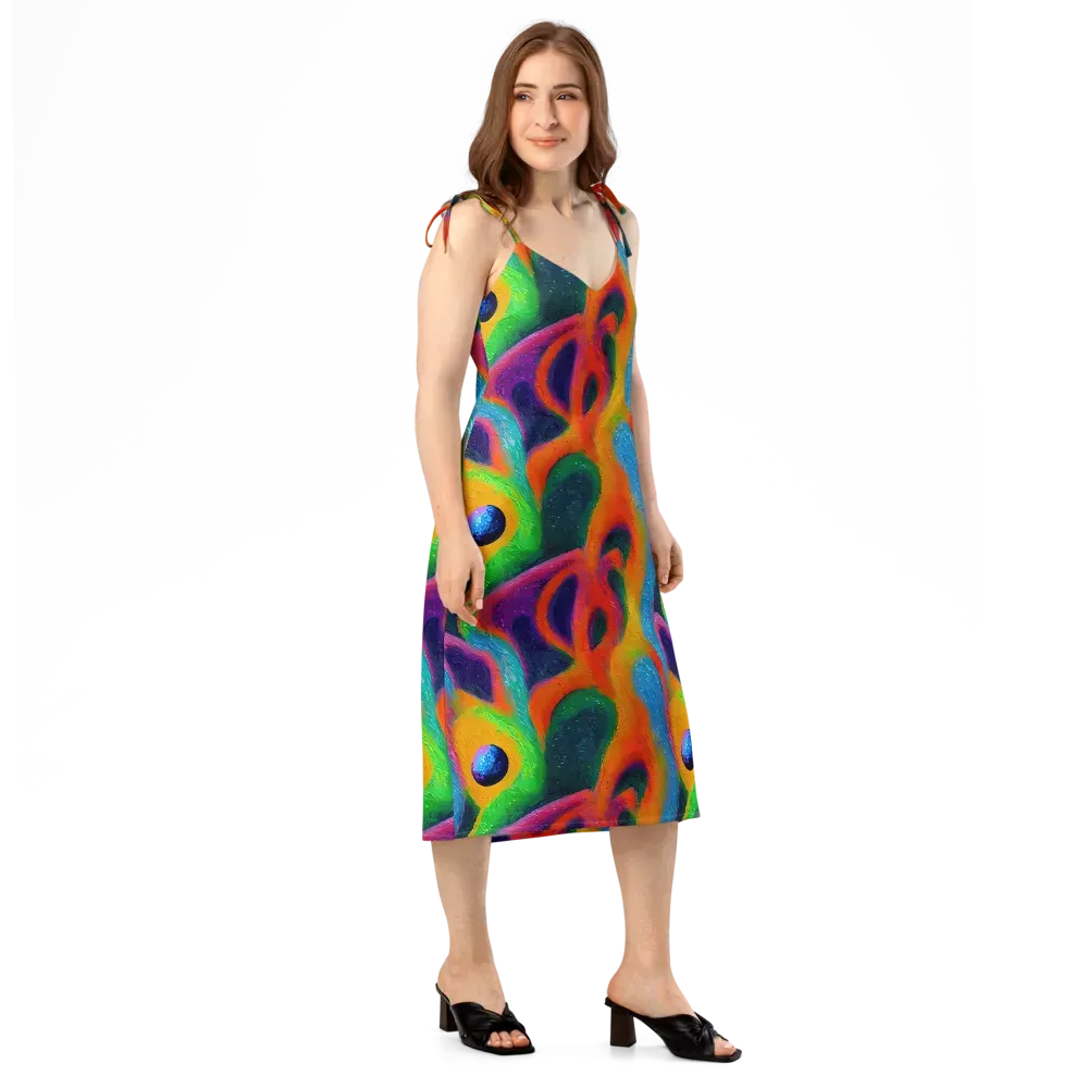 Jewel Jumble on Slip Dress — Right Front