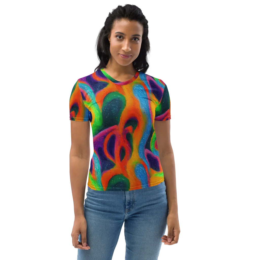 Jewel Jumble on Women's Crew Neck T-Shirt — Front