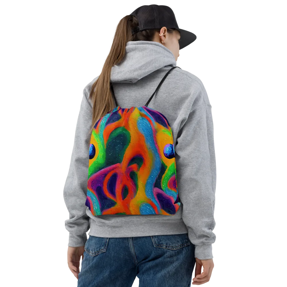 Jewel Jumble on Drawstring Bag — Front