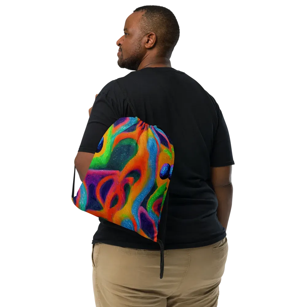 Jewel Jumble on Drawstring Bag — Front