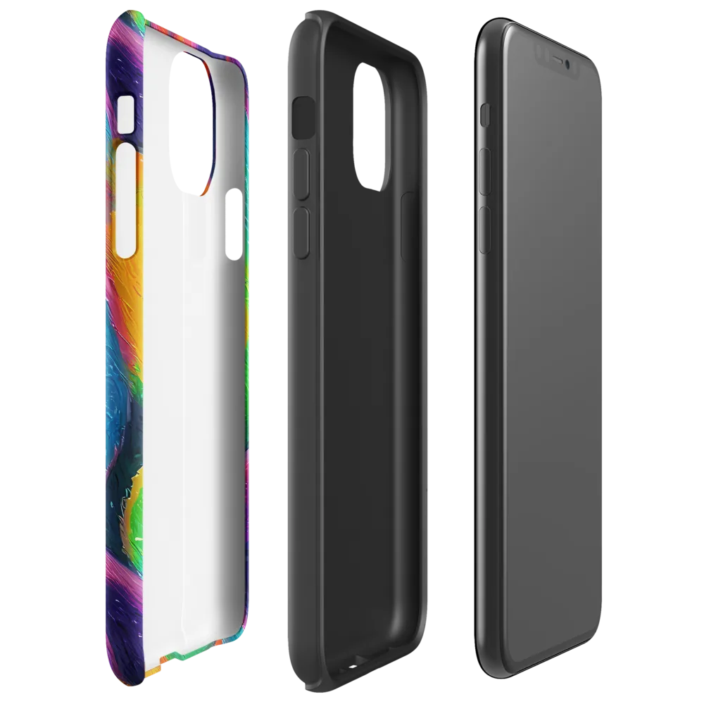 Jewel Jumble on Tough Case for iPhone® — Right