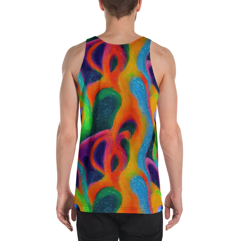 Jewel Jumble on Men's Tank Top — Back