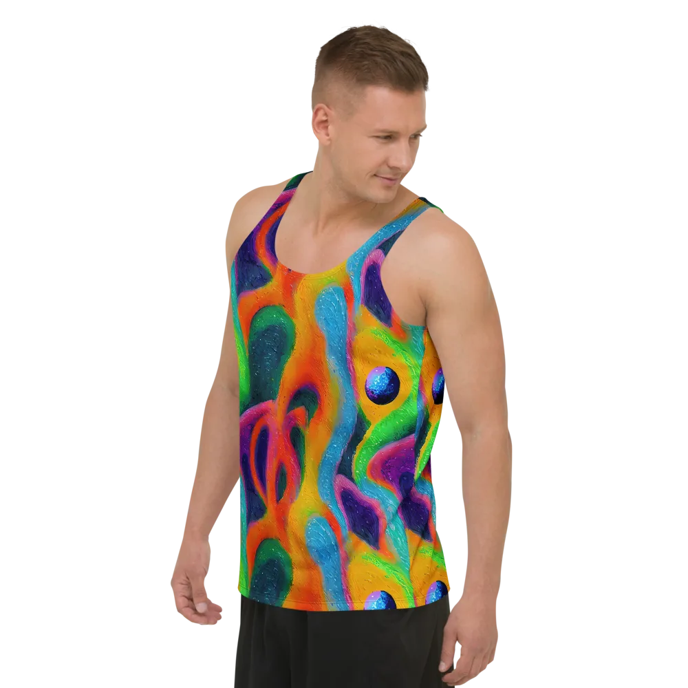 Jewel Jumble on Men's Tank Top — Left Front