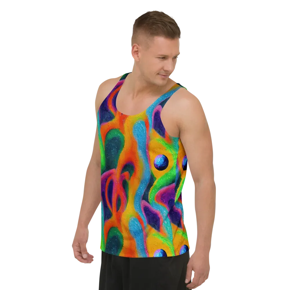 Jewel Jumble on Men's Tank Top — Left Front