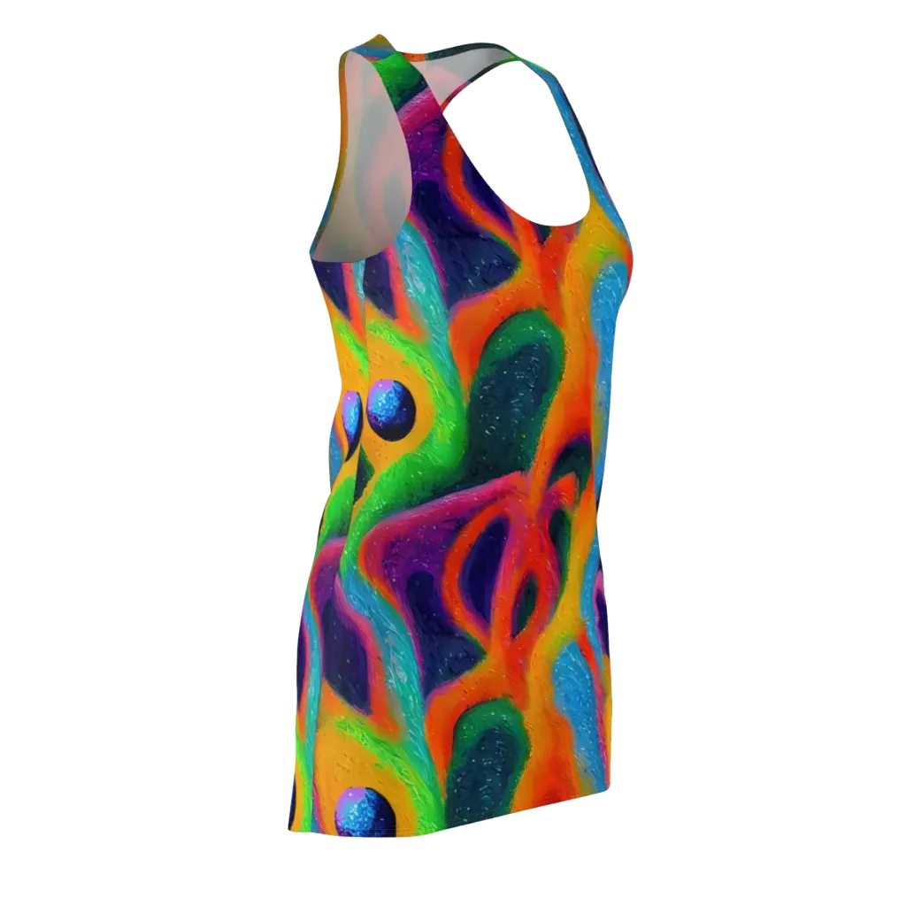 Jewel Jumble on Racerback Dress — Front Side