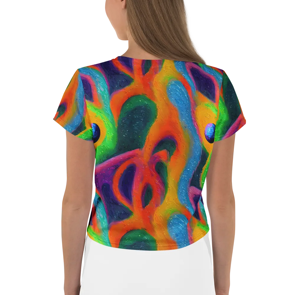 Jewel Jumble on Crop Tee — Back