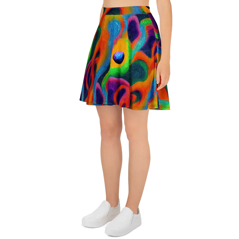 Jewel Jumble on Skater Skirt — Left