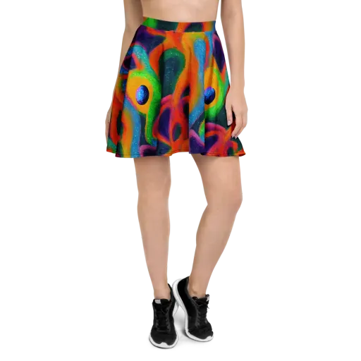 Jewel Jumble on a Skater Skirt