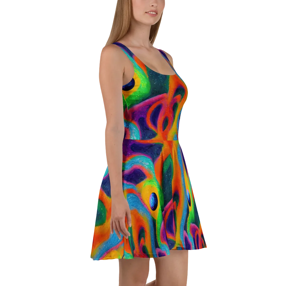 Jewel Jumble on Skater Dress — Right