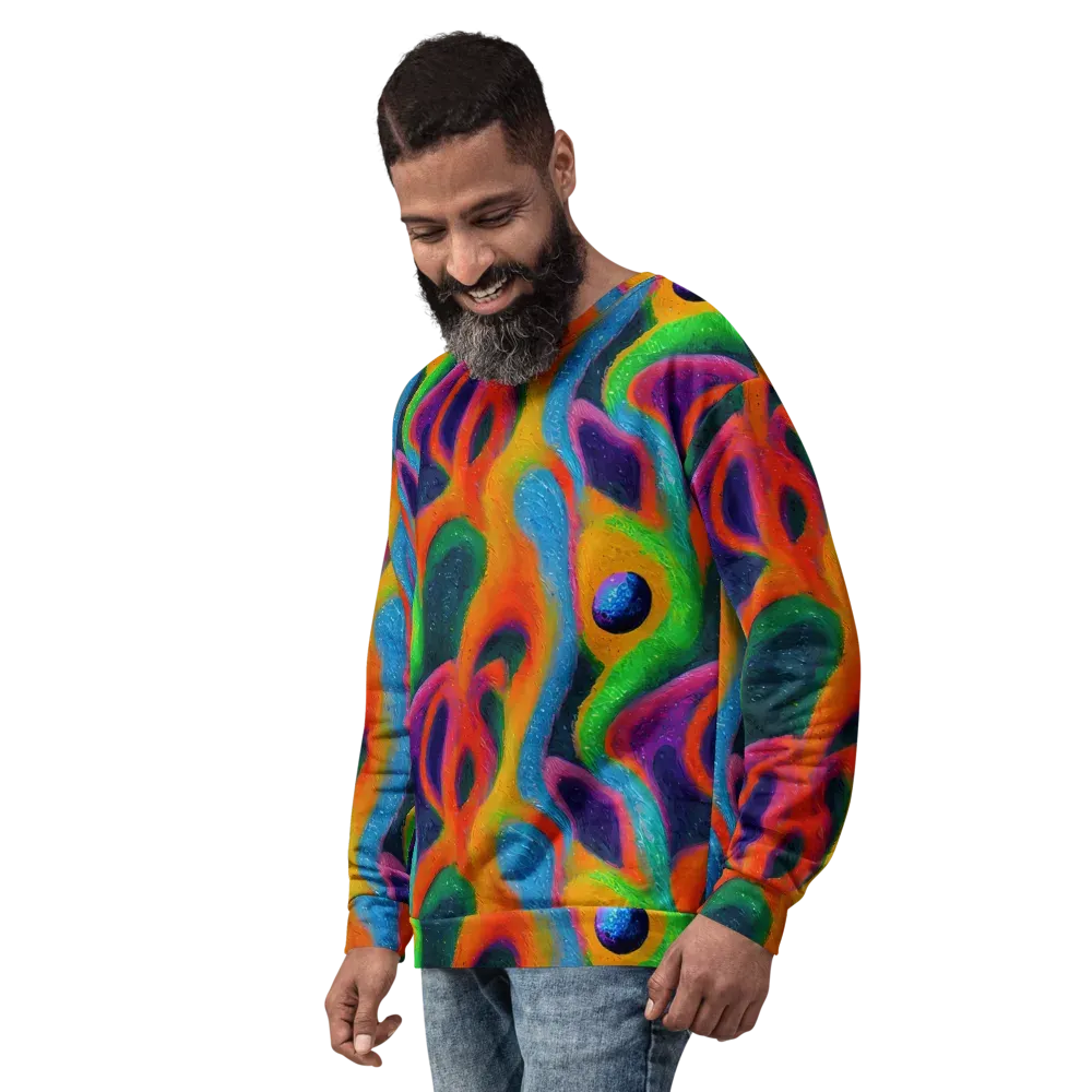 Jewel Jumble on Sweatshirt — Left Front