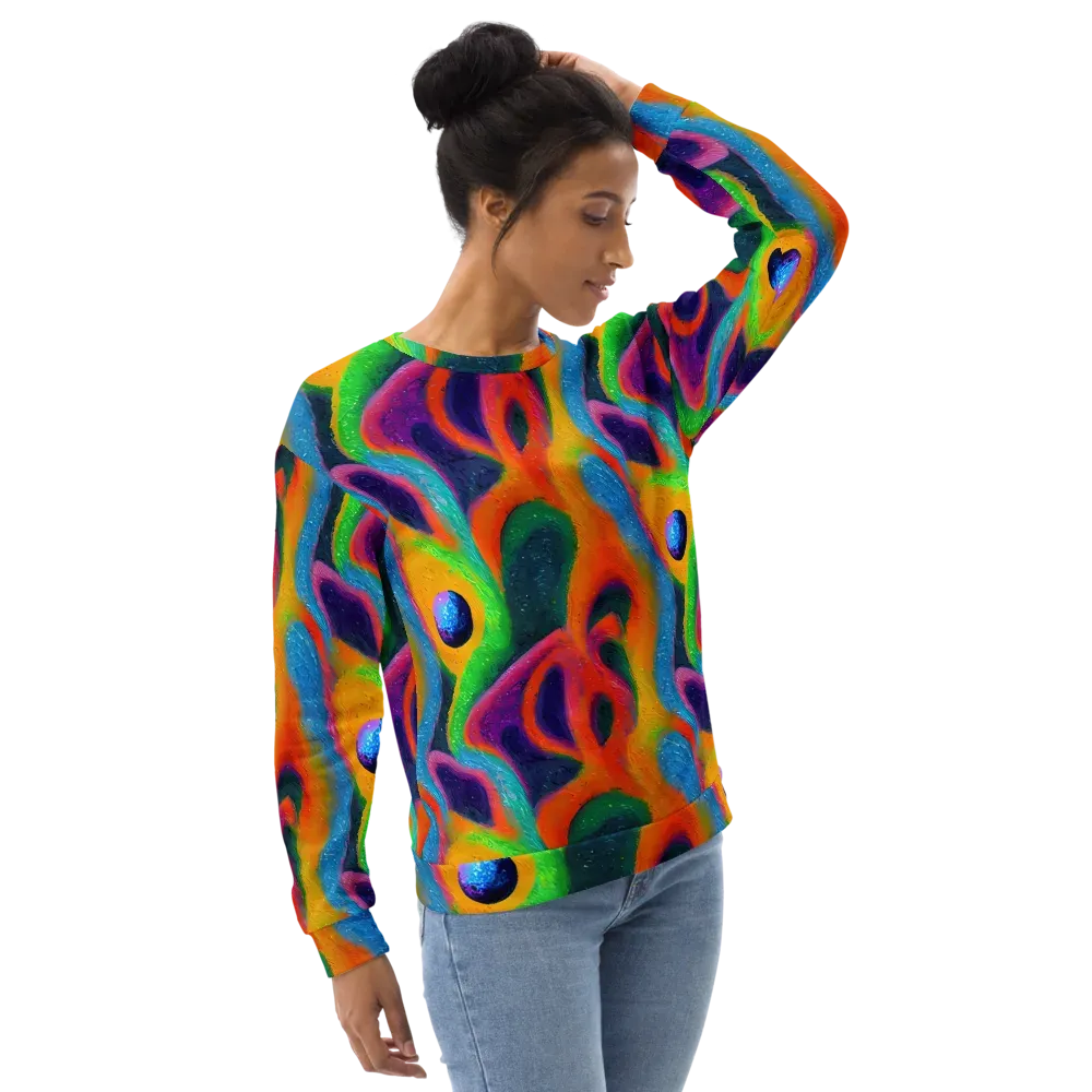 Jewel Jumble on Sweatshirt — Right Front