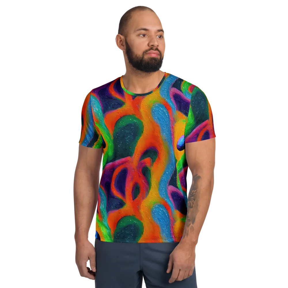 Jewel Jumble on Men's Athletic T-Shirt — Front