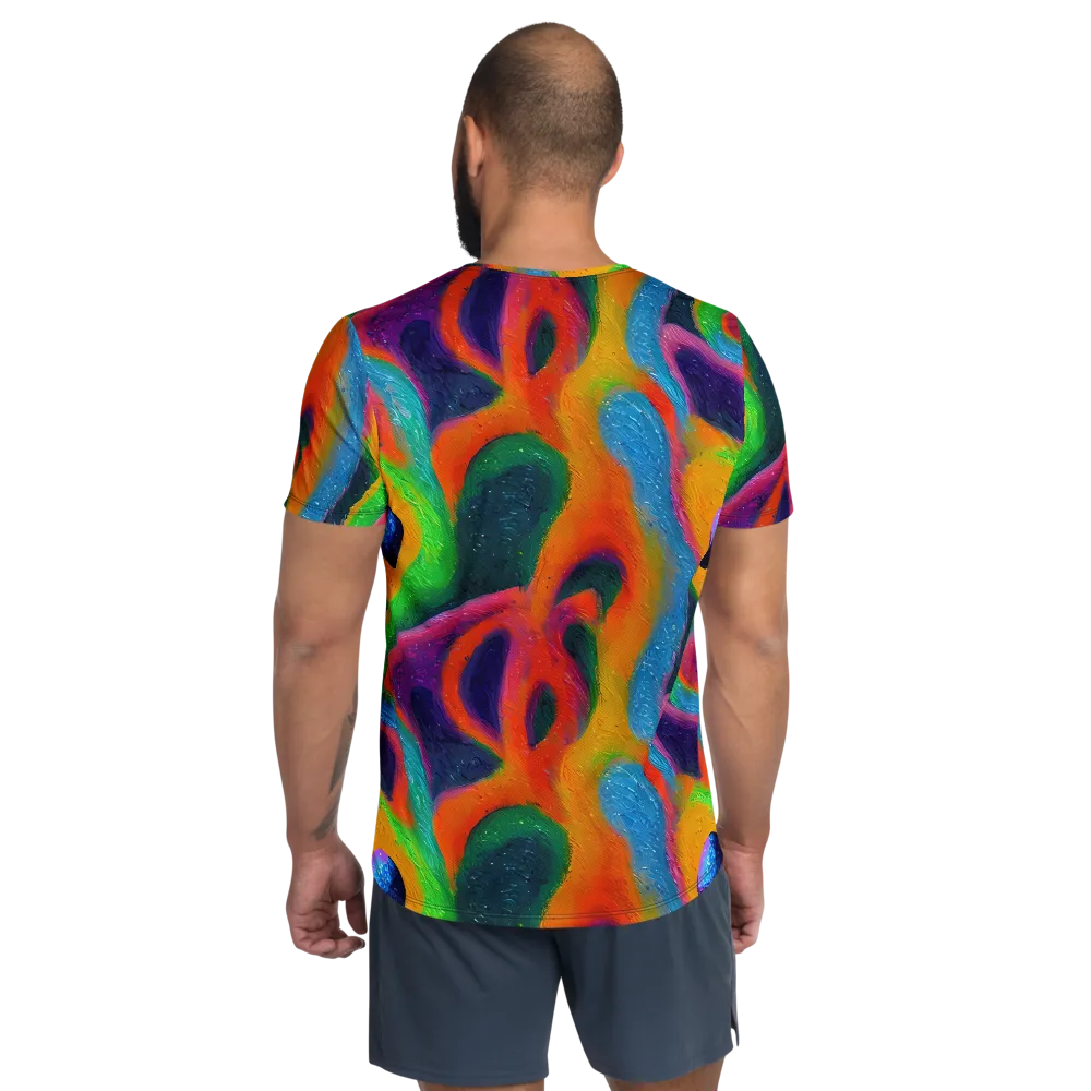 Jewel Jumble on Men's Athletic T-Shirt — Back