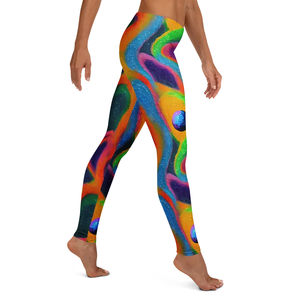 Jewel Jumble on Leggings — Right