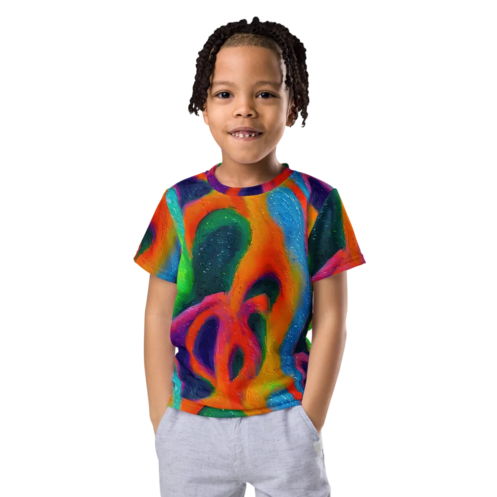 Jewel Jumble on Kids Crew Neck T-Shirt — Front