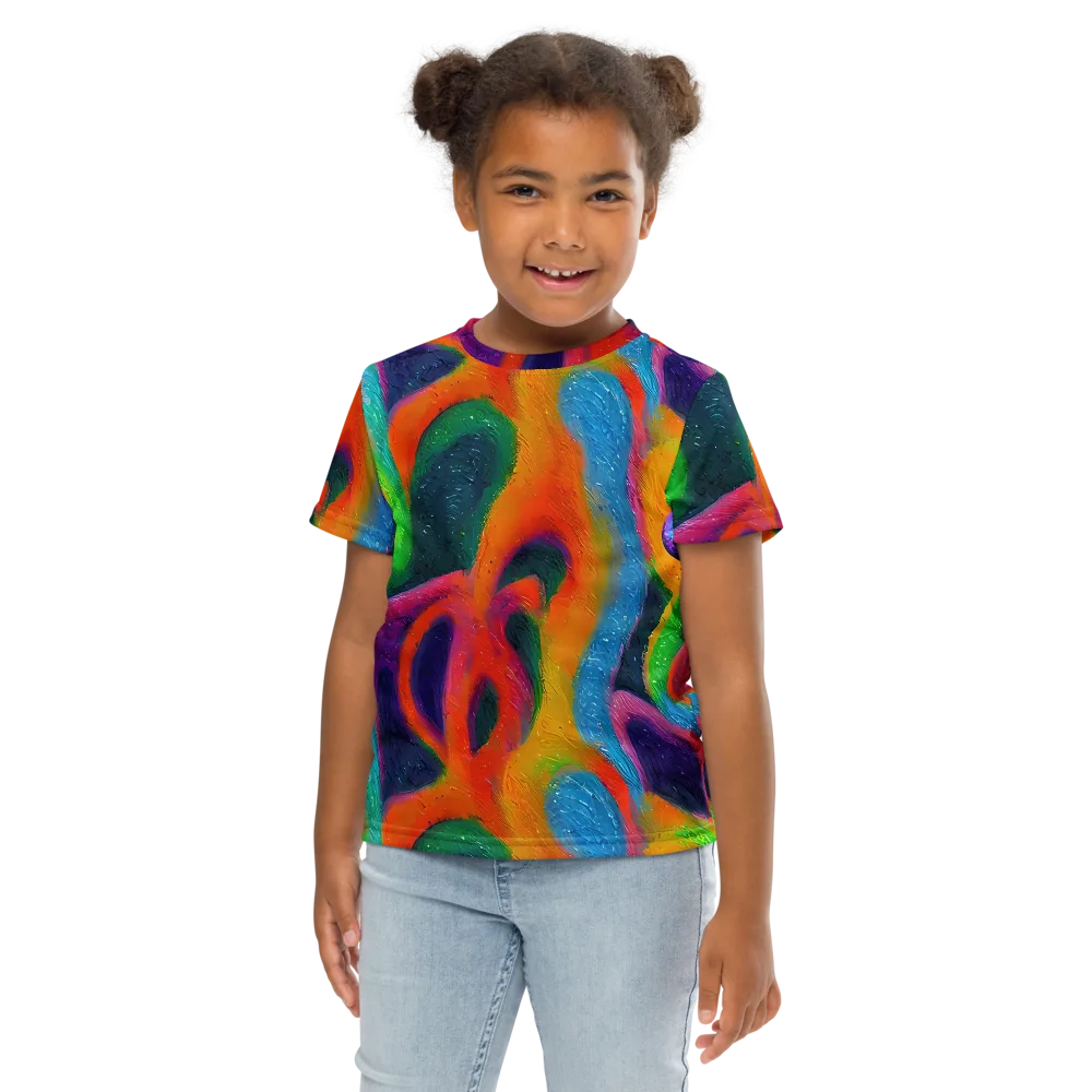 Jewel Jumble on Kids Crew Neck T-Shirt — Front