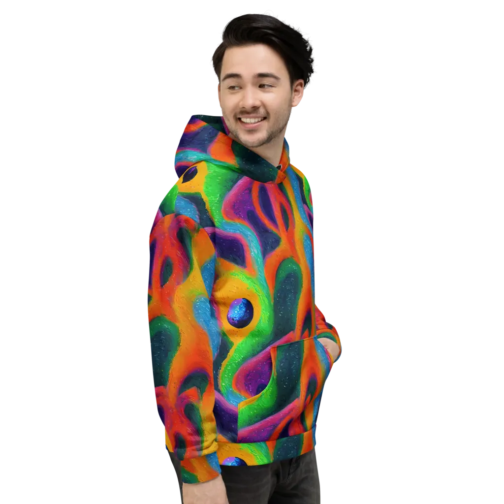Jewel Jumble on Hoodie — Right