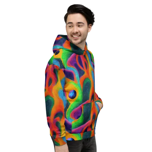 Jewel Jumble on a Hoodie