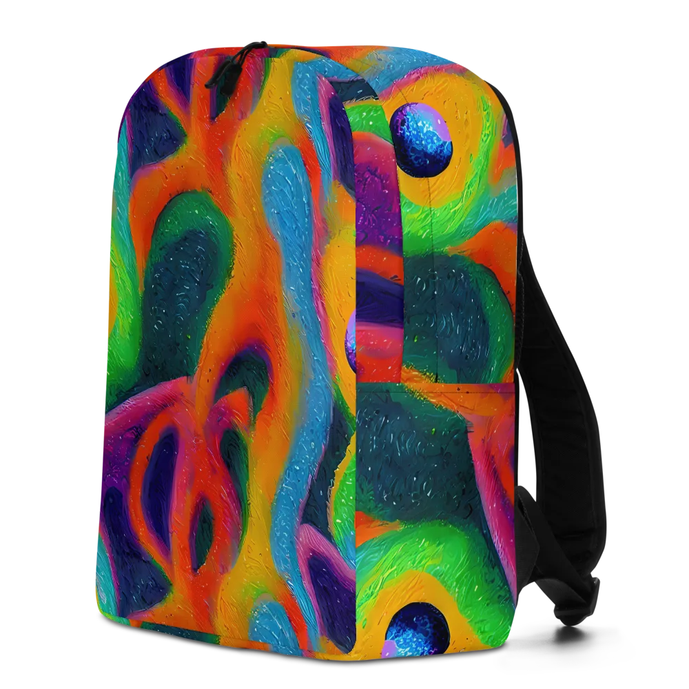 Jewel Jumble on Minimalist Backpack — Left