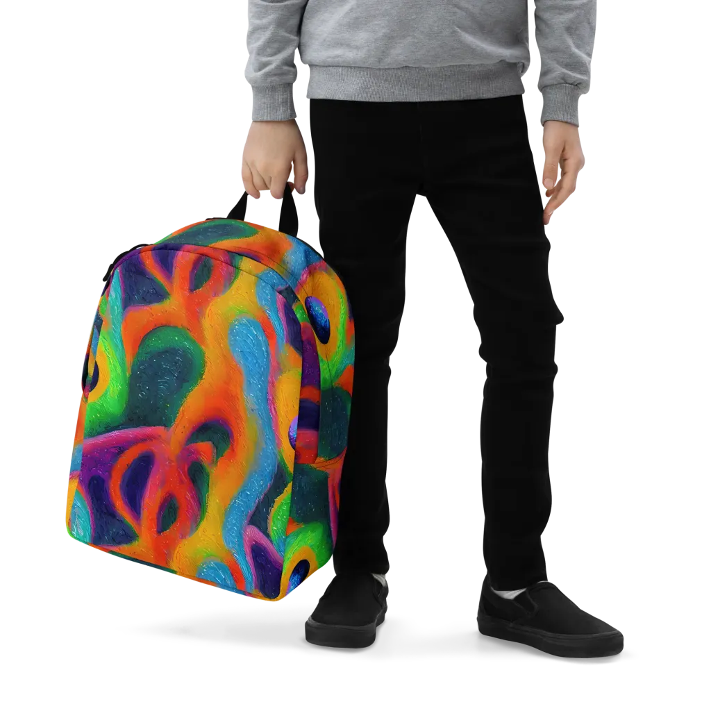 Jewel Jumble on Minimalist Backpack — Zoomed-in