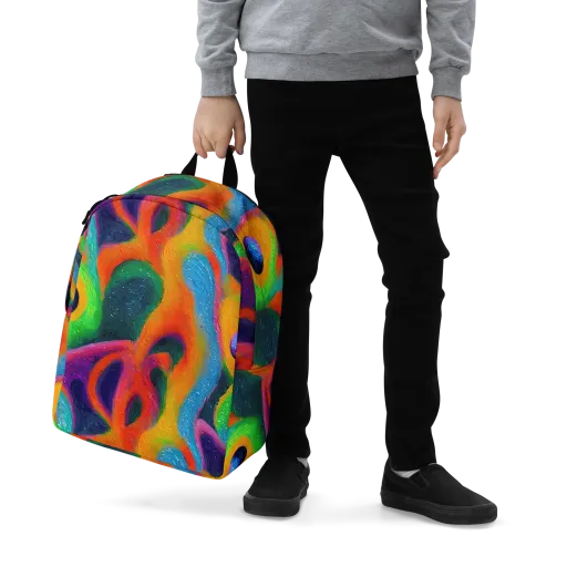 Jewel Jumble on a Minimalist Backpack