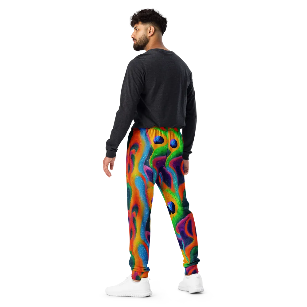 Jewel Jumble on Men's Joggers — Back
