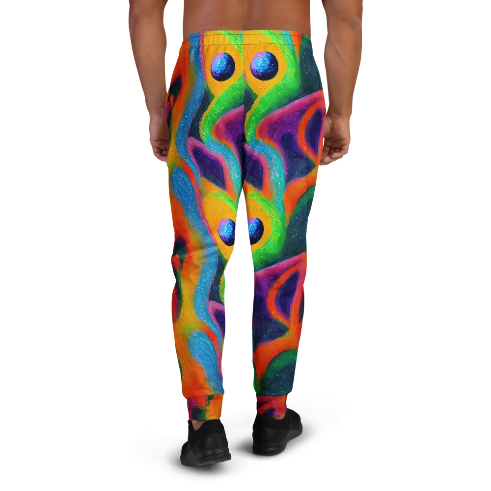 Jewel Jumble on Men's Joggers — Back