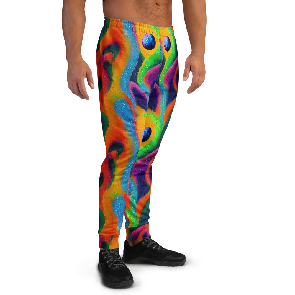 Jewel Jumble on Men's Joggers — Right