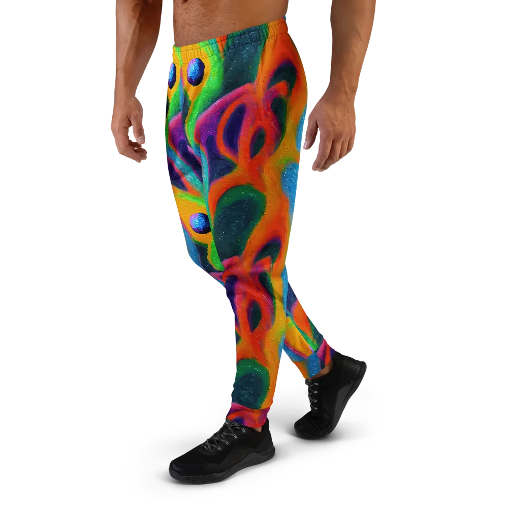 Jewel Jumble on Men's Joggers — Left