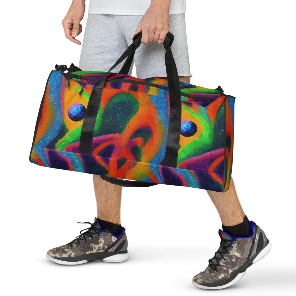 Jewel Jumble on Duffle Bag — Front