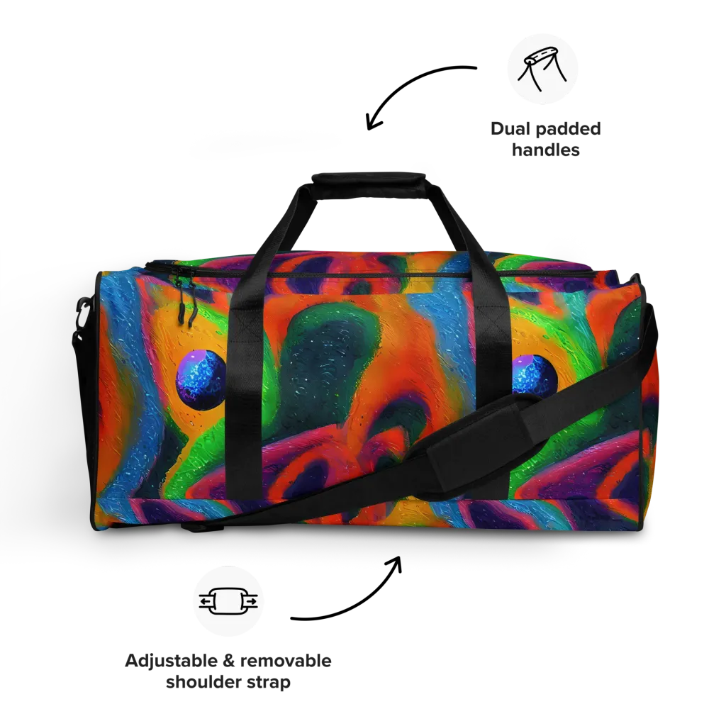 Jewel Jumble on Duffle Bag — Front