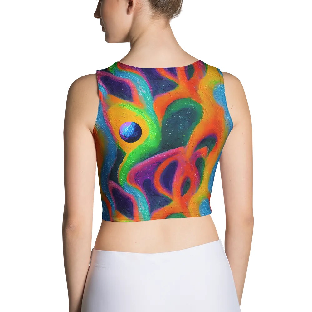 Jewel Jumble on Crop Top — Back