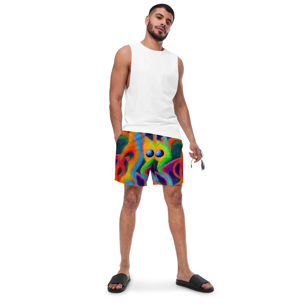 Jewel Jumble on Swim Trunks — Front