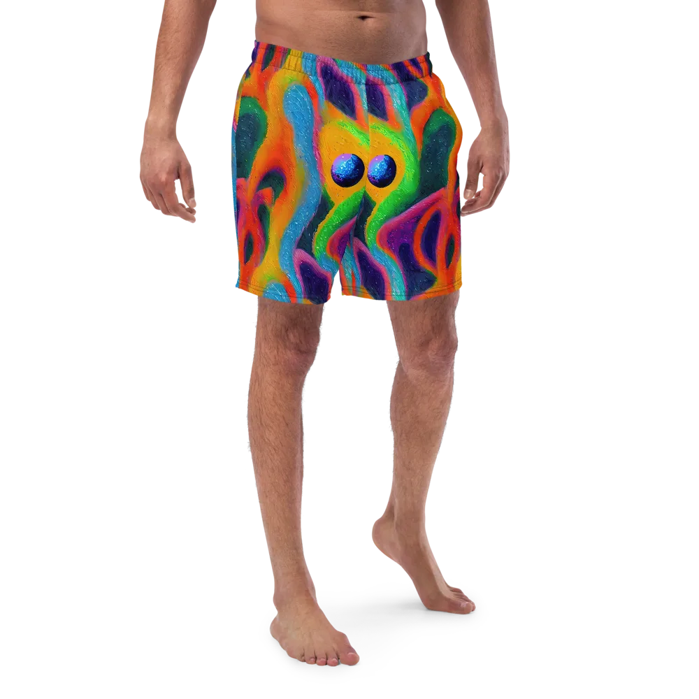 Jewel Jumble on Swim Trunks — Front