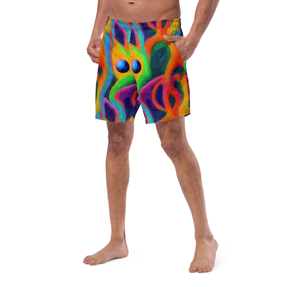 Jewel Jumble on Swim Trunks — Left Front