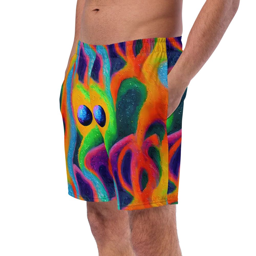 Jewel Jumble on Swim Trunks — Left Front