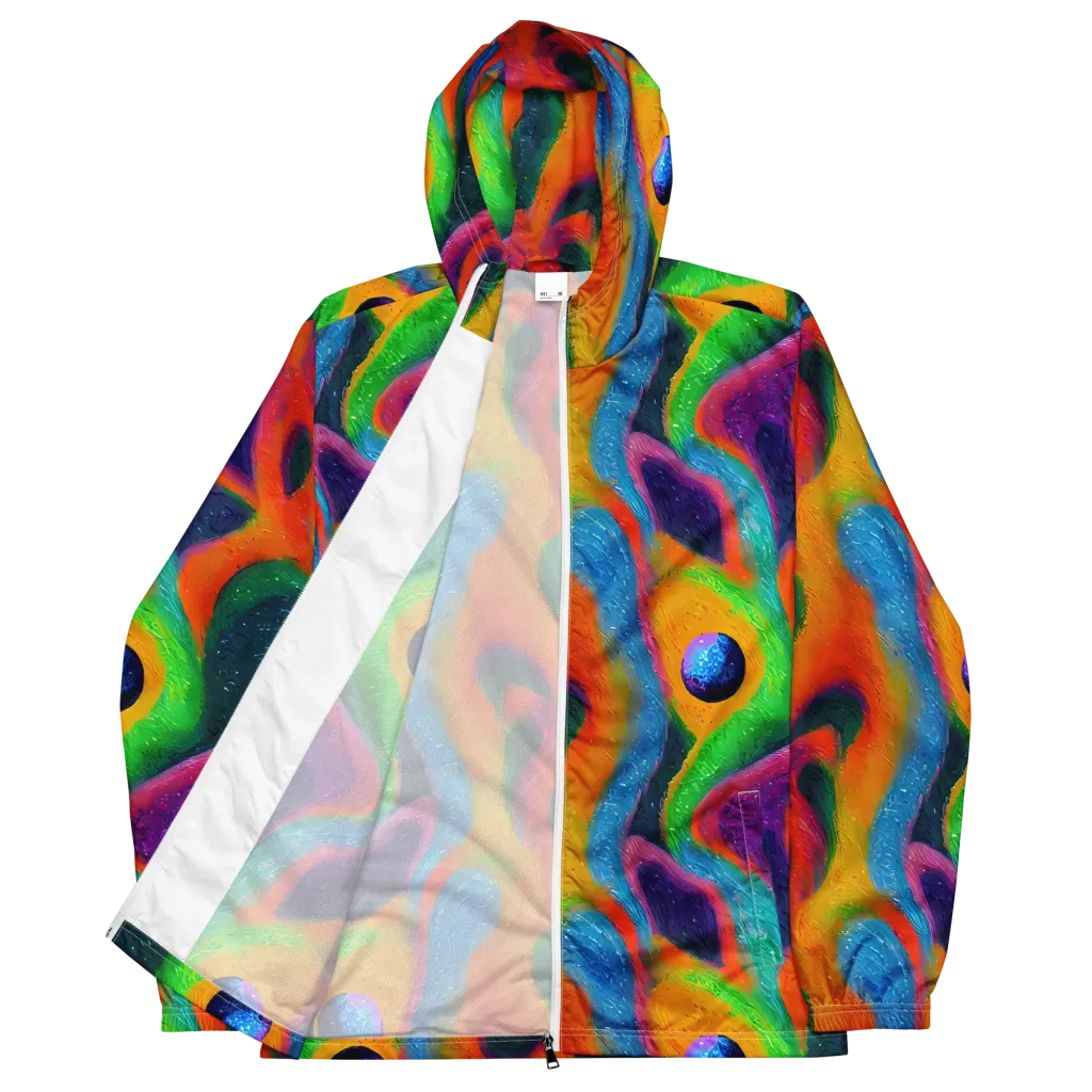 Jewel Jumble on Men's Windbreaker — Front