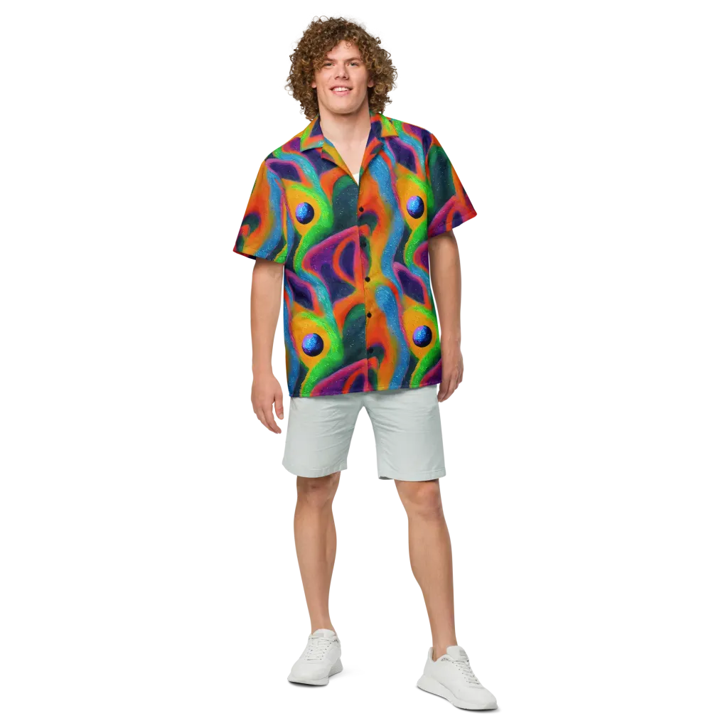 Jewel Jumble on Button Shirt — Front