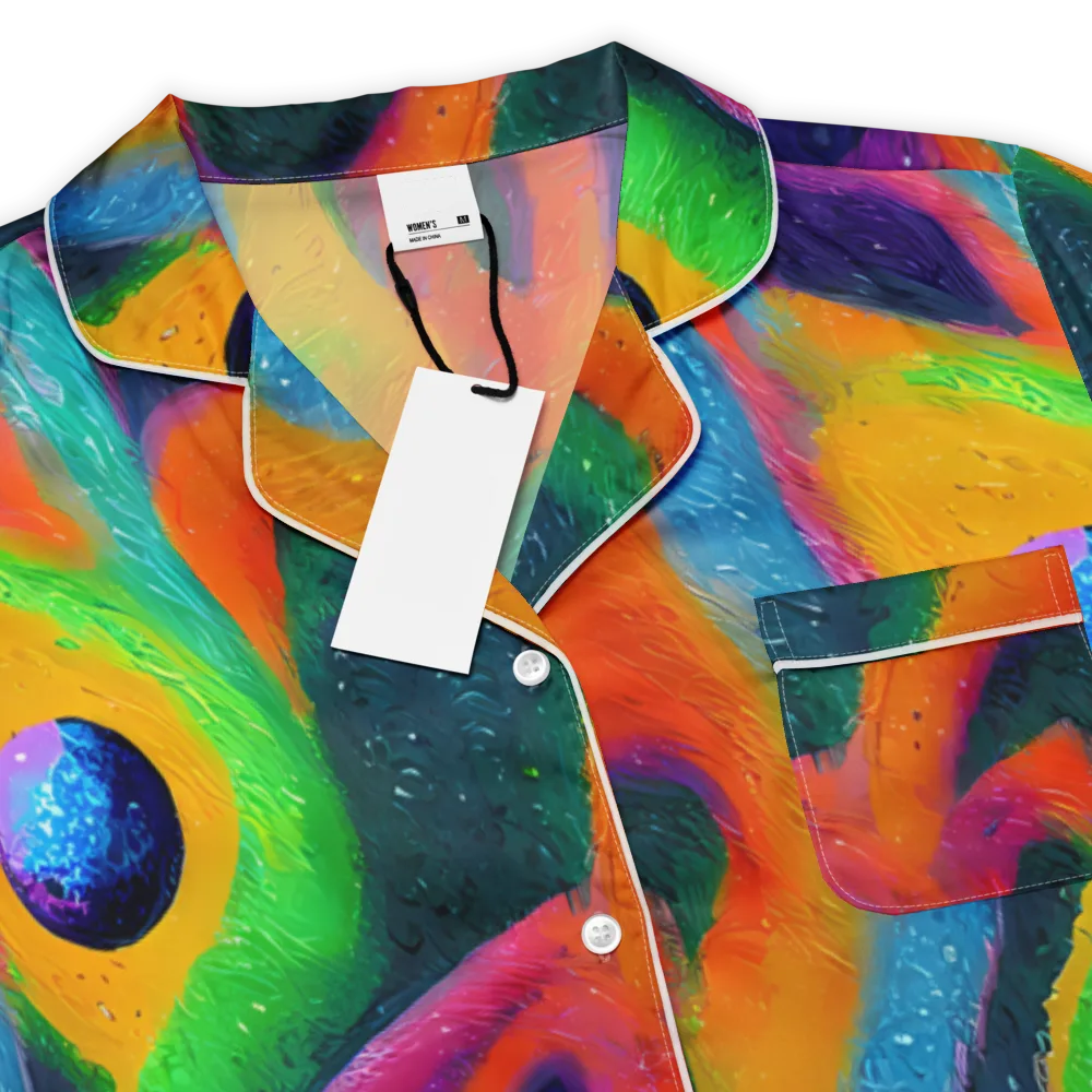 Jewel Jumble on Women's Short Sleeve Pajama Top — Product details