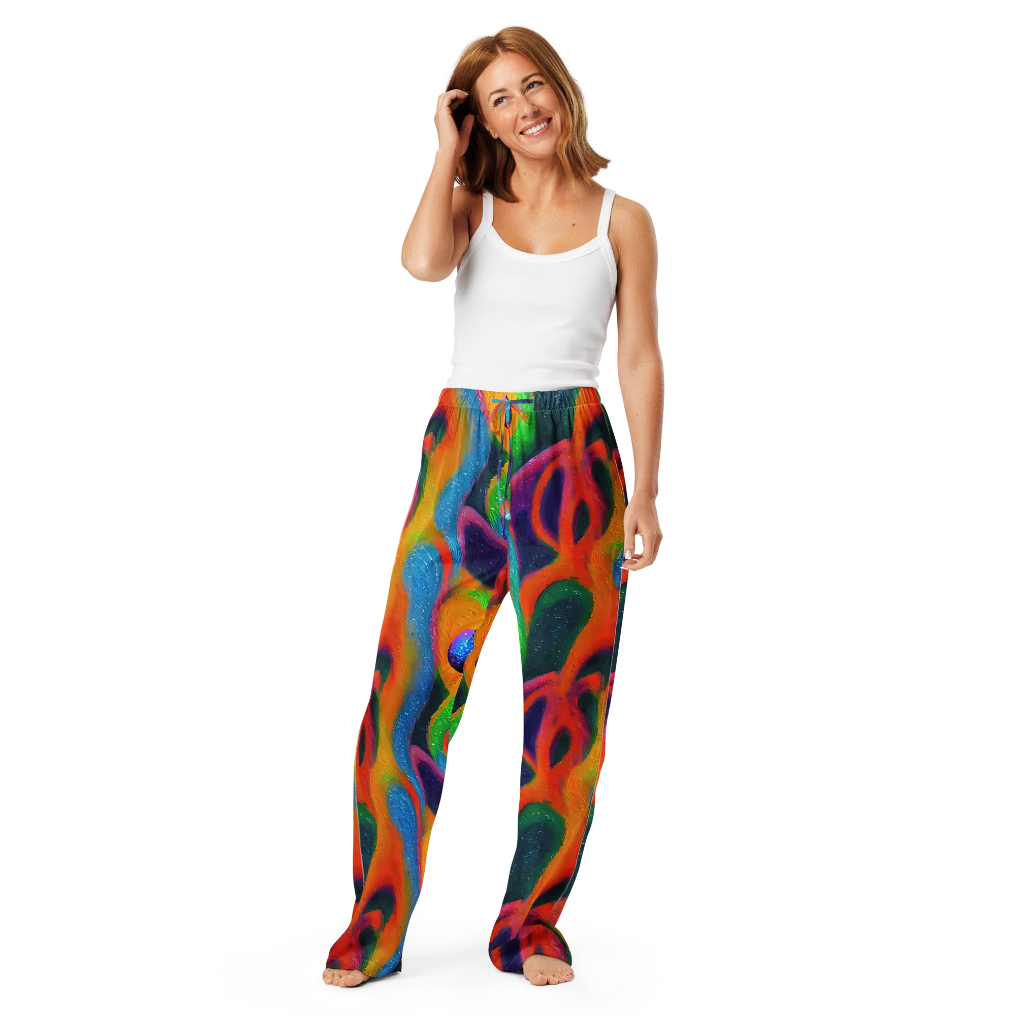 Jewel Jumble on Women's Pajama Pants — Front