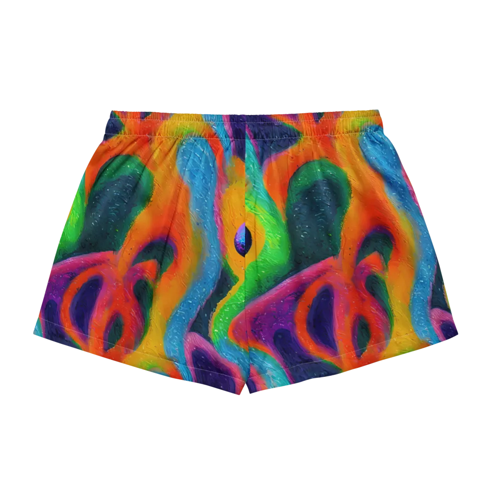 Jewel Jumble on Women's Pajama Shorts — Back